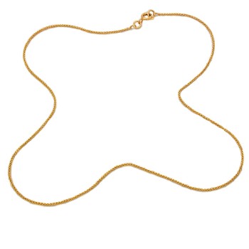 9ct Gold 16 inch Spiga Chain